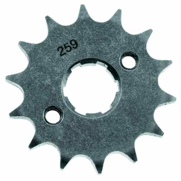 1977 Honda XL125 - KYMCO Front Sprocket 428 14T, Steel, Natural