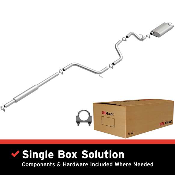 2007 Ford Taurus - Direct-Fit Exhaust Series, Cat-Back, Exhaust System, 3.0L 6Cyl, Made of Aluminized Steel