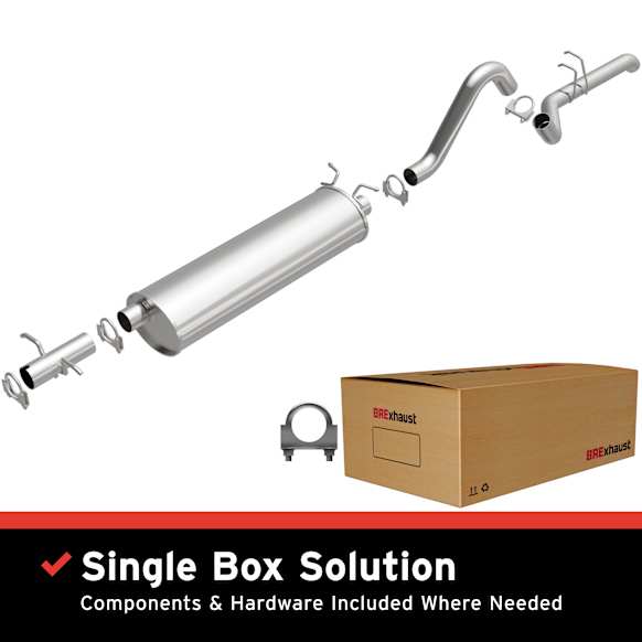 106-0179 Cat-Back Exhaust System, Made of Aluminized Steel, Direct-Fit Exhaust Series
