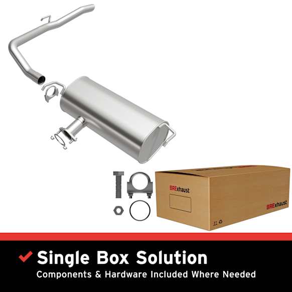 106-0192 Cat-Back Exhaust System, Made of Aluminized Steel, Direct-Fit Exhaust Series