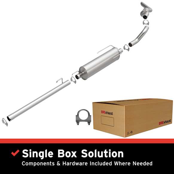 106-0195 Cat-Back Exhaust System, 5.7L, 8Cyl, Made of Aluminized Steel, Direct-Fit Exhaust Series