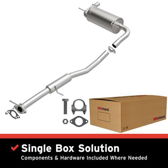 106-0246 Cat-Back Exhaust System, Made of Aluminized Steel, Direct-Fit Exhaust Series