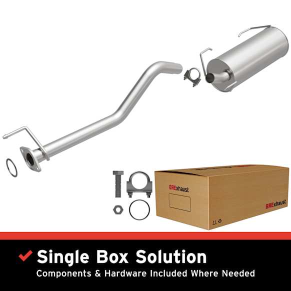 106-0324 Cat-Back Exhaust System, 2.4L, 4Cyl, Made of Aluminized Steel, Direct-Fit Exhaust Series