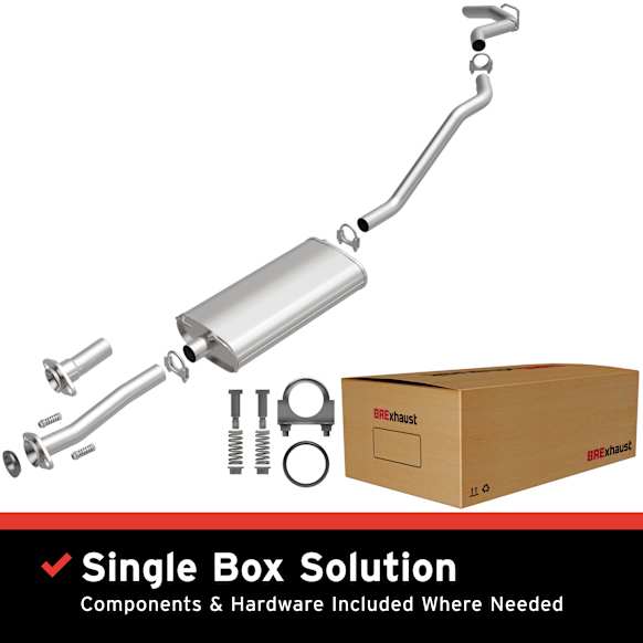 106-0406 Cat-Back Exhaust System, 4.0L, 6Cyl, Made of Aluminized Steel, Direct-Fit Exhaust Series