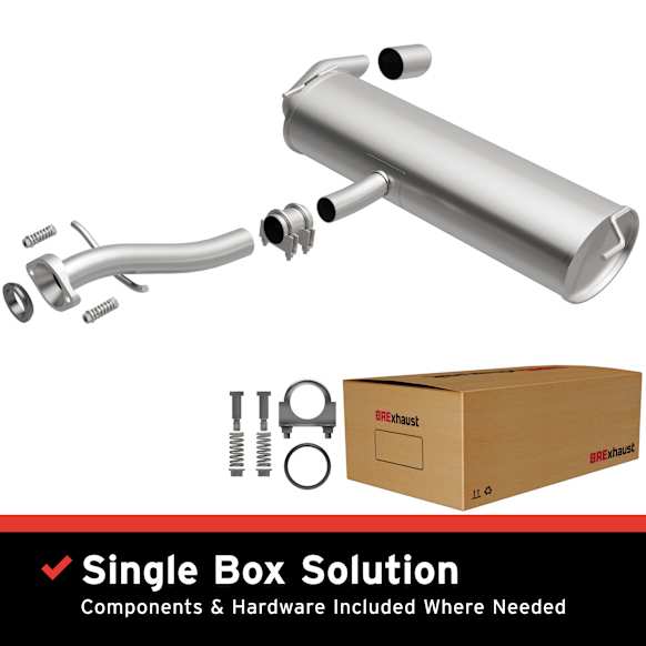 106-0423 Cat-Back Exhaust System, 2.4L, 4Cyl, Made of Aluminized Steel, Direct-Fit Exhaust Series
