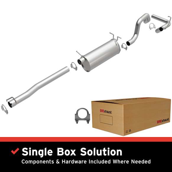 106-0482 Cat-Back Exhaust System, 5.4L, 8Cyl, Made of Aluminized Steel, Direct-Fit Exhaust Series