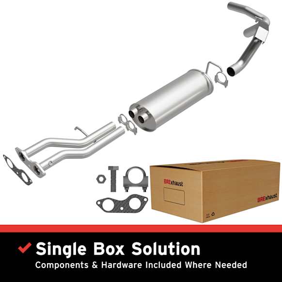 106-0625 Cat-Back Exhaust System, 5.7L, 8Cyl, Made of Aluminized Steel, Direct-Fit Exhaust Series