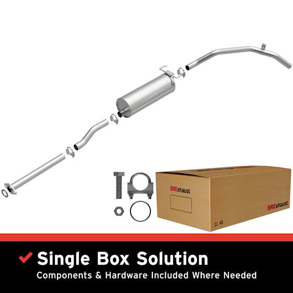 106-0686 Cat-Back Exhaust System, 3.0L, 6Cyl, Made of Aluminized Steel, Direct-Fit Exhaust Series