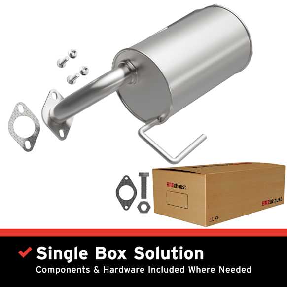 108-0081 Cat-Back Exhaust System, Made of Aluminized Steel, Direct-Fit Exhaust Series