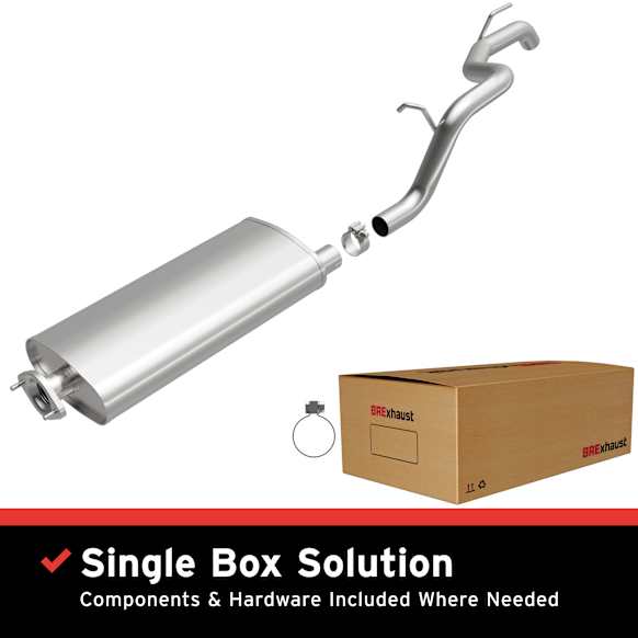116-0012 Cat-Back Exhaust System, Made of Stainless Steel, Direct-Fit Exhaust Series