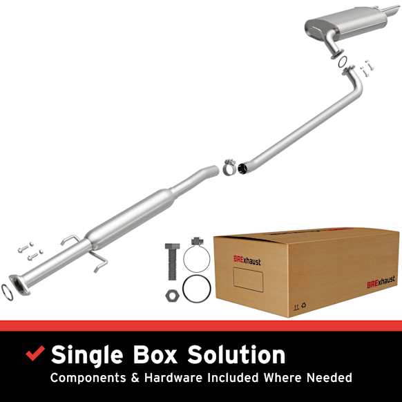 116-0274 Cat-Back Exhaust System, Made of Stainless Steel, Direct-Fit Exhaust Series