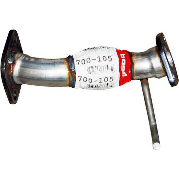 700-105 Front-Pipe Aluminized Steel Exhaust Pipe, Direct-Fit Exhaust Series