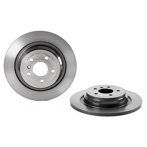 2015 Mercedes Benz ML350 - Rear, Driver or Passenger Side Brake Disc, Coated, Plain Surface, Solid, 5 Lugs, 325 mm, without Sport Package, 3.5L 6Cyl, PRIME UV Coated Series