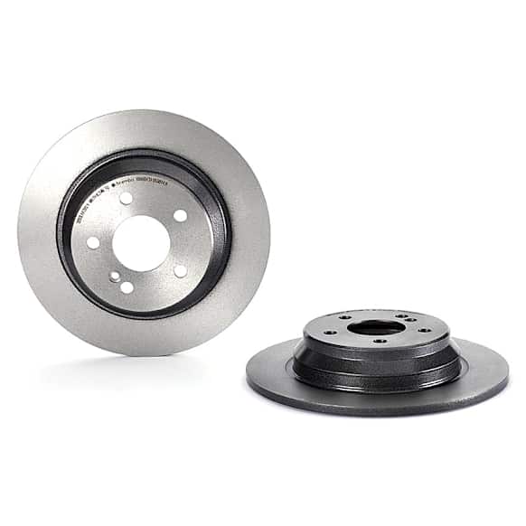 08.B844.11 Rear Brake Disc, Plain Surface, Solid, 5 Lugs, 300 mm, 5.0L, 8Cyl, Premium UV Coated Series