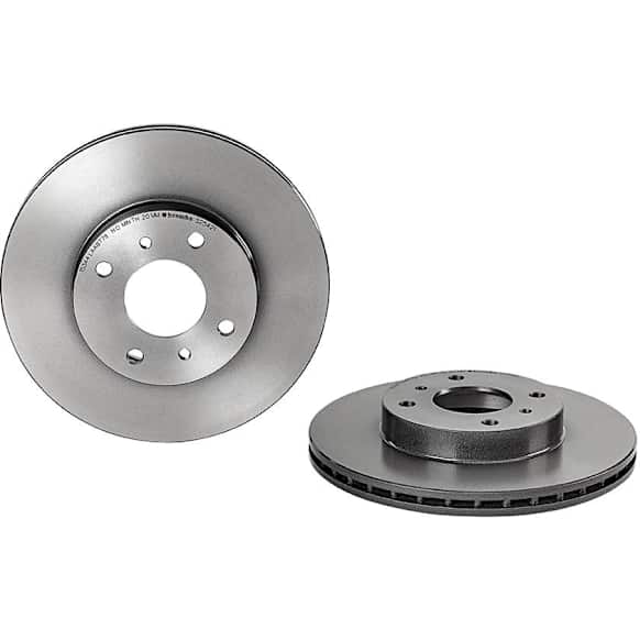 09.5254.21 Front Brake Disc, Plain Surface, Vented, 4 Lugs, 280 mm, Premium UV Coated Series
