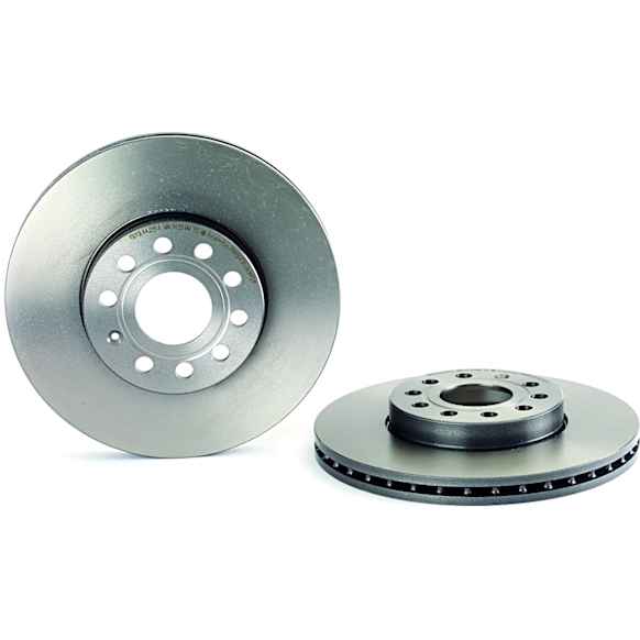 2008 Volkswagen Rabbit - Front, Driver or Passenger Side Brake Disc, Coated, Plain Surface, Vented, 5 Lugs, 288 mm, 288mm Diameter, PRIME Series
