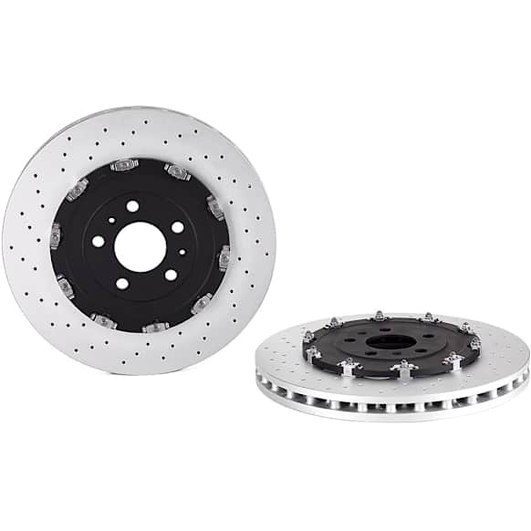 09.9477.23 Front Brake Disc, Cross-Drilled, Vented, 5 Lugs, 365 mm, 4.2L, 8Cyl, Premium UV Coated Series