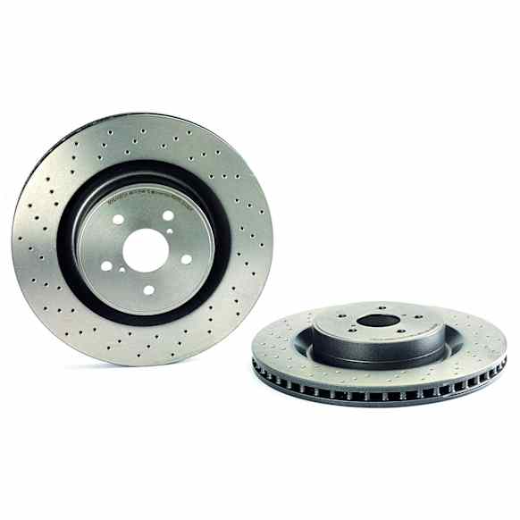 2008 Lexus IS F - Front, Driver or Passenger Side Brake Disc, Coated, Cross-Drilled, Vented, 5 Lugs, 360 mm, 5.0L 8Cyl, PRIME Series