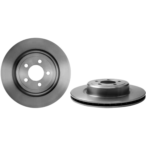 2018 Dodge Charger - Rear, Driver or Passenger Side Brake Disc, UV Coated, Plain Surface, Vented, 5 Lugs, 350 mm, PRIME Series