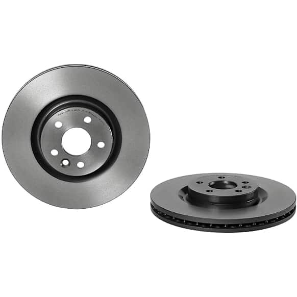 2018 Land Rover Range Rover Evoque - Front, Driver or Passenger Side Brake Disc, Coated, Plain Surface, Vented, 5 Lugs, 325 mm, High Carbon; UV Coating For High Resistance To CorrosionWith 325 (mm) Diameter Rotor, 2.0L 4Cyl, PRIME Series