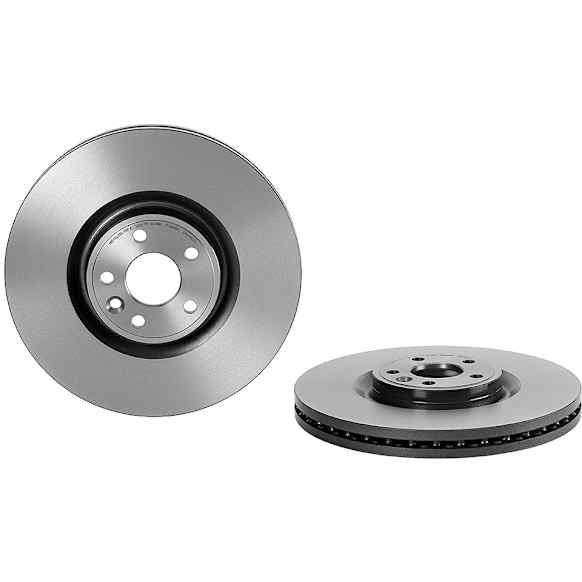 2022 Land Rover Discovery Sport - Front, Driver or Passenger Side Brake Disc, Coated, Plain Surface, Vented, 5 Lugs, 349 mm, From Chassis / VIN # JT000001, 2.0L 4Cyl, PRIME Series