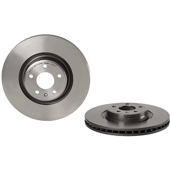 2022 Audi A4 Quattro - Front, Driver or Passenger Side Brake Disc, Coated, Plain Surface, Vented, 5 Lugs, 338 mm, enginedesignationname: DPAA, 2.0L 4Cyl, PRIME Series