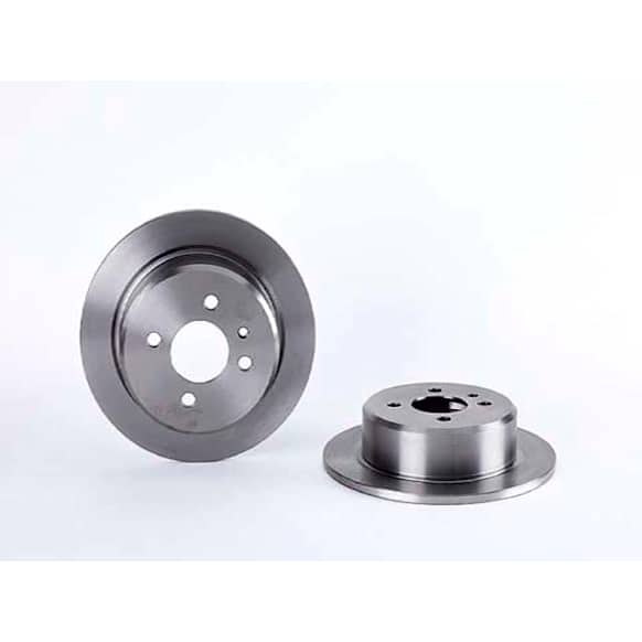 1990 BMW 325i - Rear, Driver or Passenger Side Brake Disc, Coated, Plain Surface, 4 Lugs, 258 mm, (258 X 10mm)