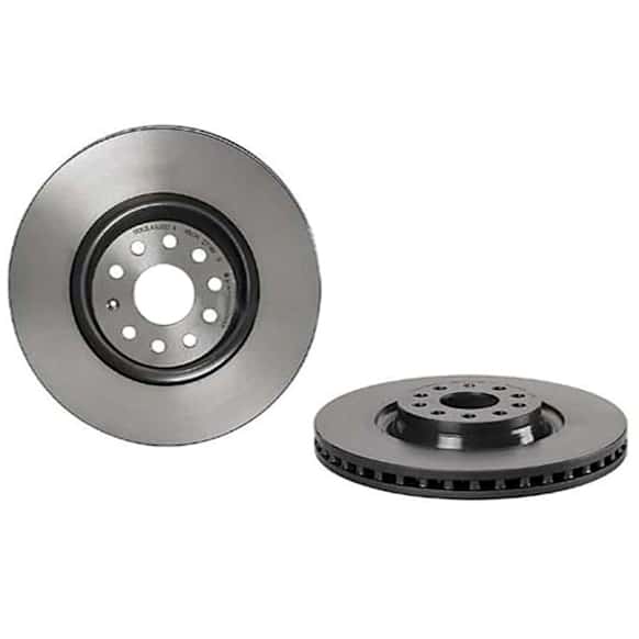 5Q0615301G Front, Driver or Passenger Side Brake Disc, Plain Surface, 5 Lugs, 340 mm, 2.0L, 4Cyl
