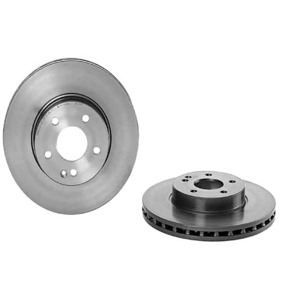 6394210012 Front, Driver or Passenger Side Brake Disc, Plain Surface, 2.0L, 4Cyl