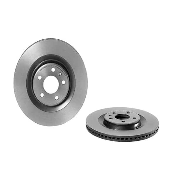 95B615601G Rear, Driver or Passenger Side Brake Disc, Coated, Plain Surface, 5 Lugs, 330 mm