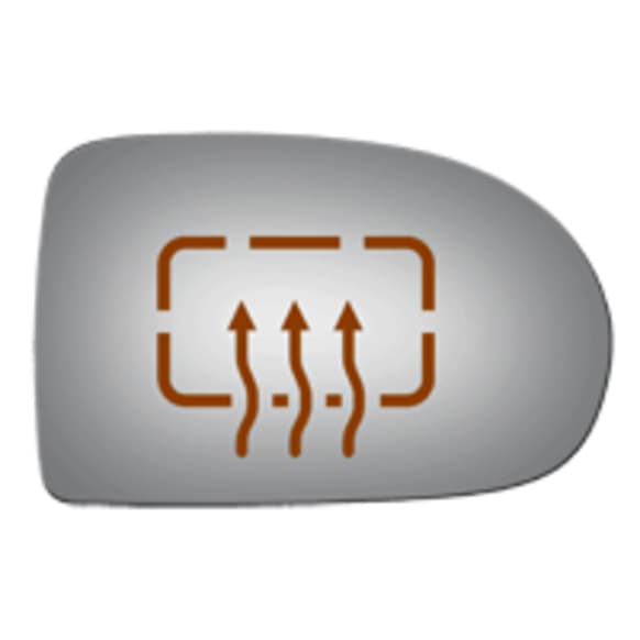 5285H Passenger Side Mirror Glass, Heated, No Auto-Dimming