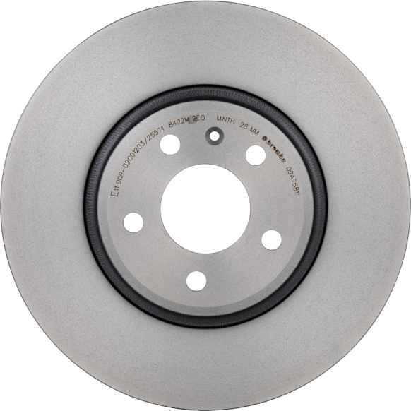 2010 Audi Q5 - Front Brake Disc and Pad Kit, UV Coated, Plain Surface, 5 Lugs, 320 mm, Ceramic, With 320 (mm) Diameter x 30 (mm) Rotor Thickness, 3.2L 6Cyl, PRIME UV Coated Series