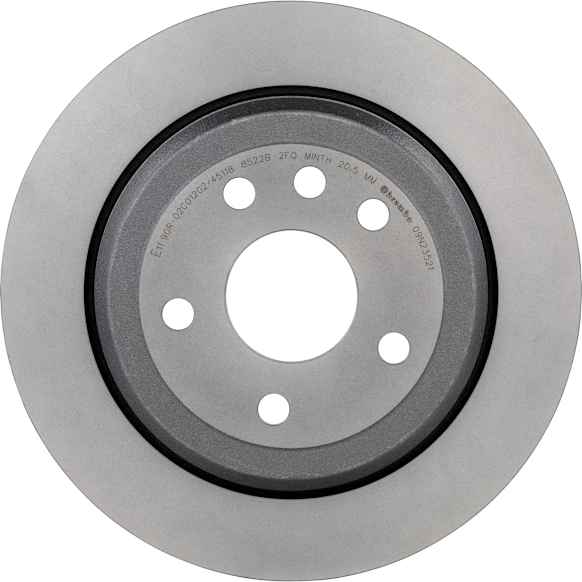 KT00A43 Rear Brake Disc and Pad Kit, UV Coated, Slotted, 330 mm, Ceramic, PRIME UV Coated Series