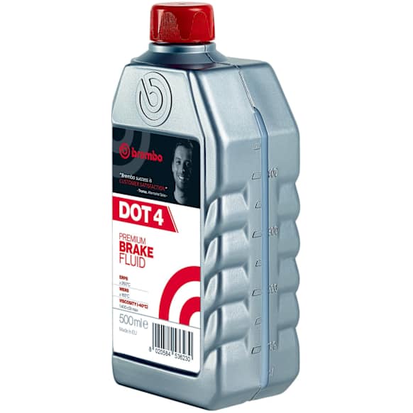 L04005 DOT 4 Series Brake Fluid - 500 ml Sold Individually