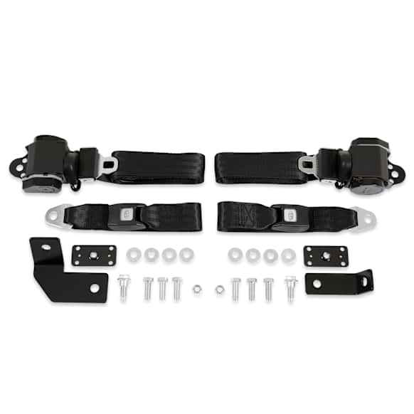 BELTKT4-3BLACK Seat Belt, 3-Point - Black