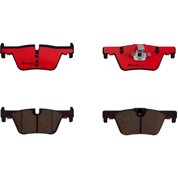 2017 BMW 330i - Rear Ceramic Brake Pad Set, 2.0L 4Cyl, Without Blue Painted Brake Calipers; Without Sport Package, PRIME Series