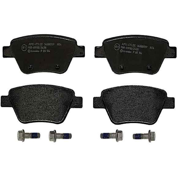 2013 Audi A3 Quattro - Rear Low-Metallic Brake Pad Set, 2.0L 4Cyl, PRIME Series