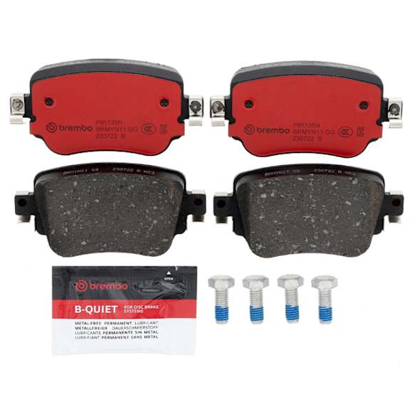 2016 Volkswagen Golf - Rear Ceramic Brake Pad Set, 1.8L 4Cyl, PRIME Series