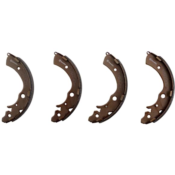 S28513N Rear Semi-metallic Brake Shoe Set, PRIME Series