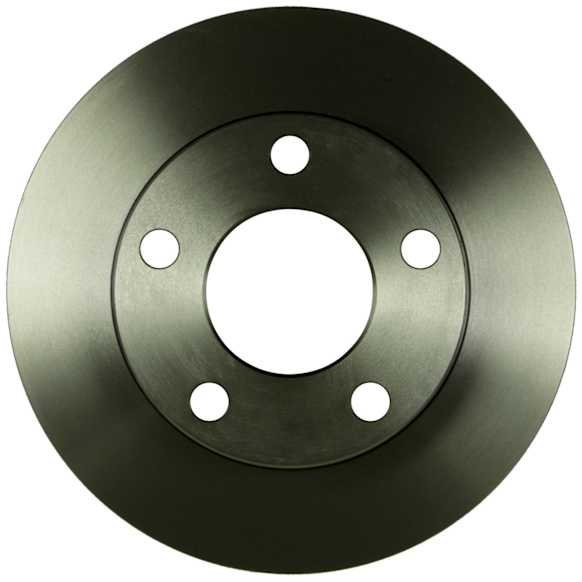 14010014 Rear, Driver or Passenger Side Brake Disc, Coated, Plain Surface, Solid, 5 Lugs, 245 mm