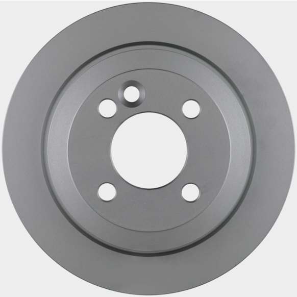 2003 Mini Cooper - Rear, Driver or Passenger Side Brake Disc, Alutherm, Plain Surface, Solid, 4 Lugs, 259 mm, 1.6L 4Cyl, QuietCast Series