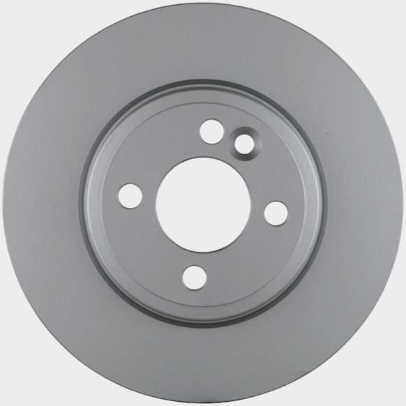 2020 Mini Cooper - Front, Driver or Passenger Side Brake Disc, Geomet Coated, Plain Surface, Vented, 4 Lugs, QuietCast Series