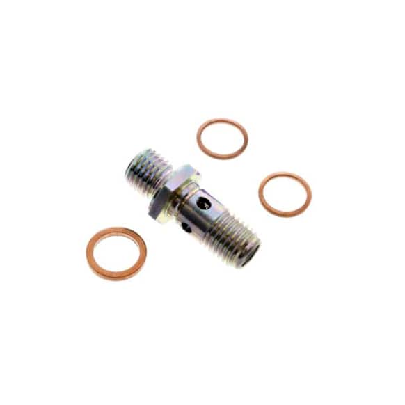 1980 Mercedes Benz 450SLC - Fuel Pump Check Valve With Cap Nut and Copper O-Rings - Replaces OE Number 1-587-010-003