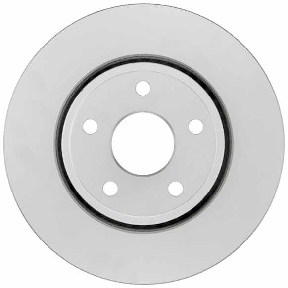 16011493 Front, Driver or Passenger Side Brake Disc, Geomet Coated, Plain Surface, Vented, 5 Lugs, 330 mm, QuietCast Series