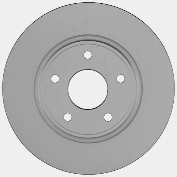 16011528 Rear, Driver or Passenger Side Brake Disc, Geomet Coated, Plain Surface, Solid, 5 Lugs, 328 mm, QuietCast Series