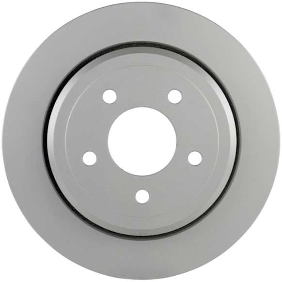 2004 Mercury Grand Marquis - Rear, Driver or Passenger Side Brake Disc, Geomet Coated, Plain Surface, Vented, 5 Lugs, 295 mm, 4.6L 8Cyl