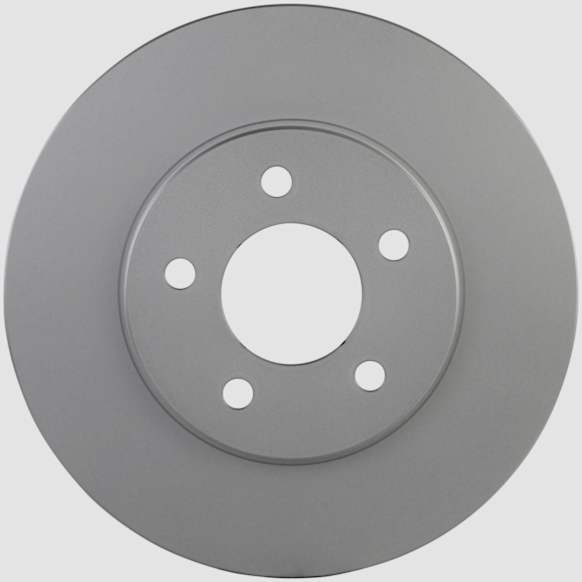 20010435 Front, Driver or Passenger Side Brake Disc, Geomet Coated, Plain Surface, Vented, 5 Lugs, 293 mm, 4.0L, 6Cyl