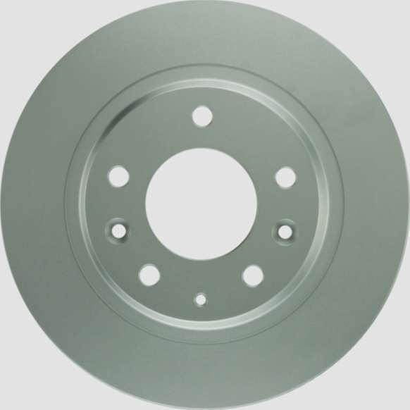 2008 Mazda 6 - Rear, Driver or Passenger Side Brake Disc, Geomet Coated, Plain Surface, Vented, 5 Lugs, 279.6 mm, 2.3L 4Cyl, QuietCast Series