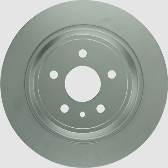 2018 Lincoln MKC - Rear, Driver or Passenger Side Brake Disc, Geomet Coated, Plain Surface, Solid, 5 Lugs, 316 mm, 2.0L 4Cyl