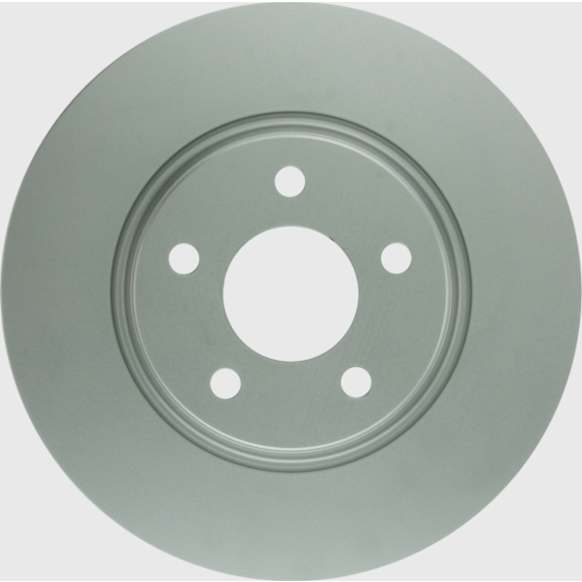 2004 Saturn Ion - Front, Driver or Passenger Side Brake Disc, Geomet Coated, Plain Surface, Vented, 5 Lugs, 296 mm, 2.0L 4Cyl, QuietCast Series